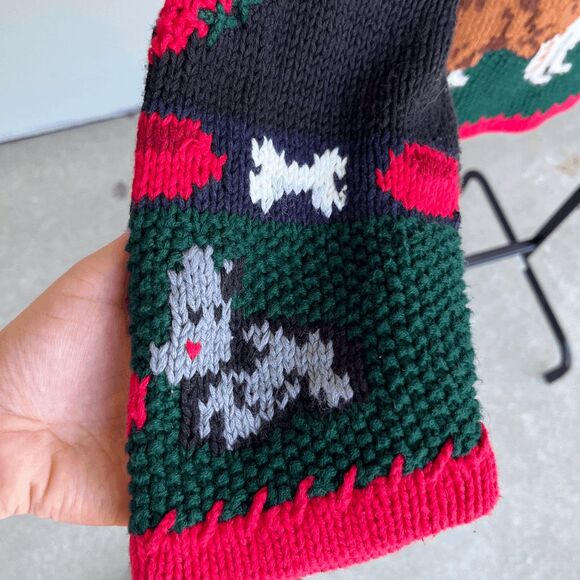 Vintage Dog-Themed Novelty Knit Cardigan by Eagle’s Eye - SZ L - Picture 8 of 12